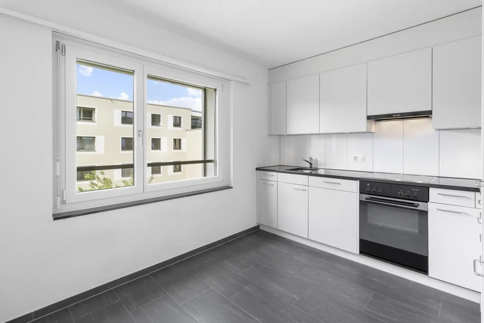 1.5-room apartment with sunny balcony and green views