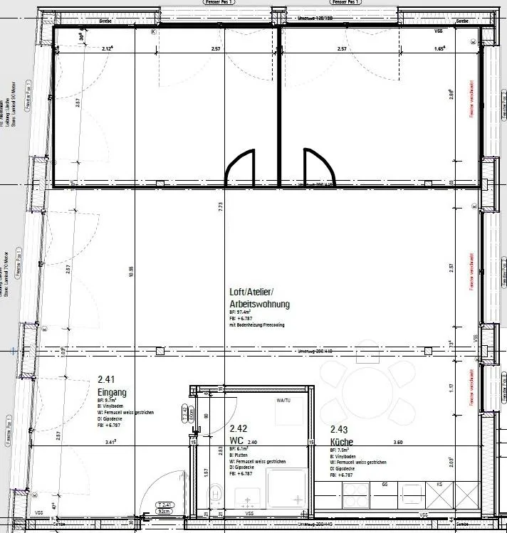 helle Wohnung mit modernem Ausbau