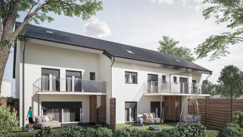 3-Reiheneinfamilienhäuser im Dorfkern