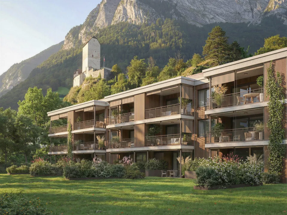 "Schlosspark Sargans» – Wohnen mit Aussicht, Stil und Substanz"