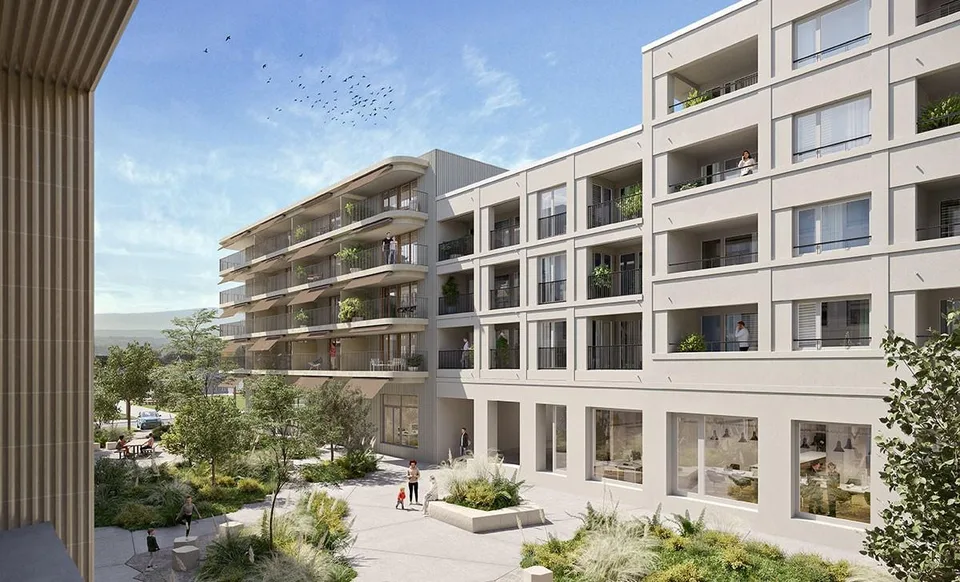 Appartement de 3.5 pièces avec grand balcon au quartier de l'Orée à...