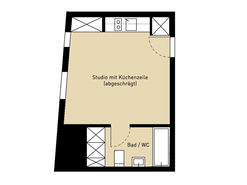 Charmantes Dachstudio in der Altstadt