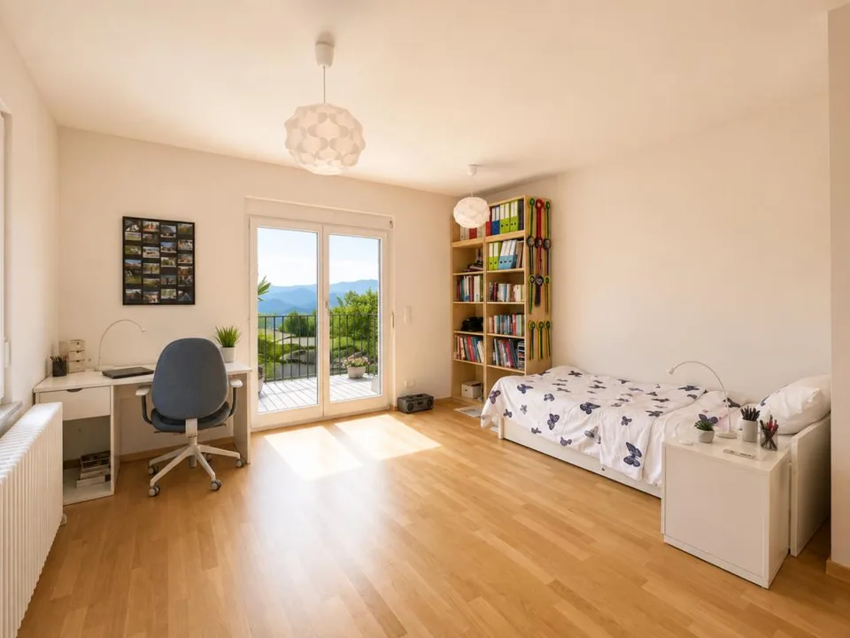 Villa unifamiliare con vista lago