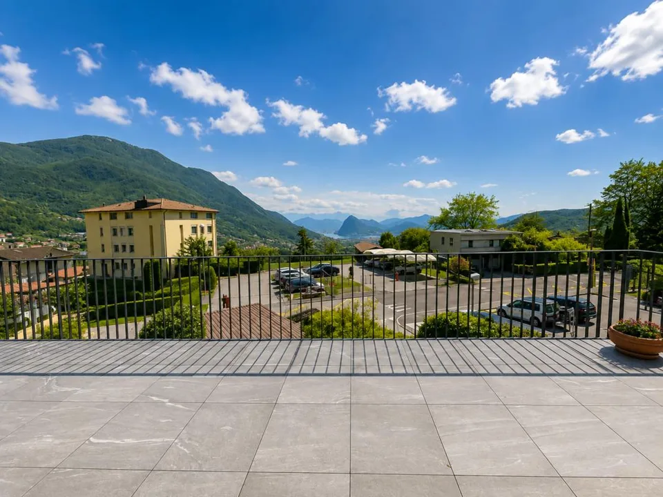 Villa unifamiliare con vista lago