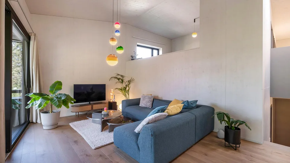 Modernes Einfamilienhaus mit Weitblick ins Grüne