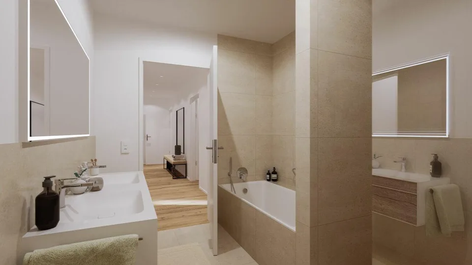 Neubau-Projekt Arrivée: Einmalige 6 1/2 Zimmer-Wohnung mit traumhaf...
