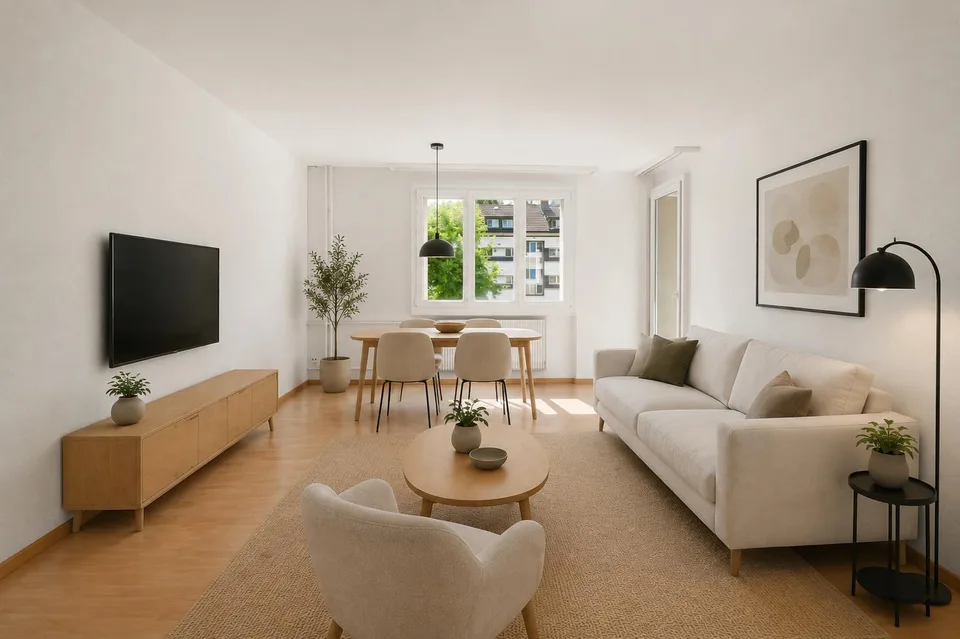 Charmante Wohnung mit Gartenblick nahe Stadt St. Gallen