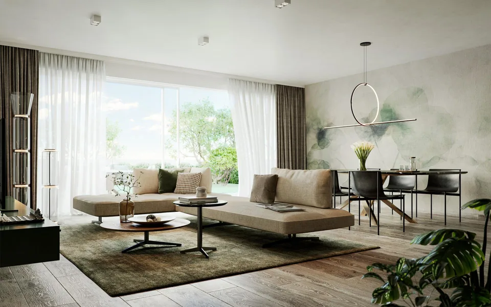 MODERNE E NUOVE VILLETTE DI 5.5 LOCALI CON GIARDINO A MANNO