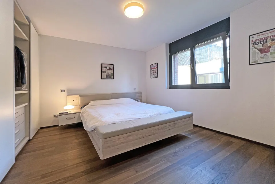 SPACIEUX 3.5 PIÈCES AVEC JARDIN ET PIÈCES SUPPLÉMENTAIRES À MASSAGNO