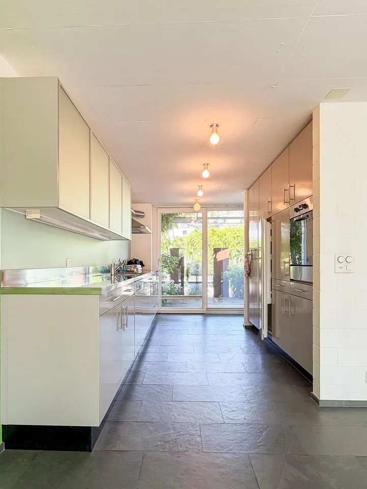 Maison de rangée avec jardin, Hofsiedlung Dorfmatte Rubigen