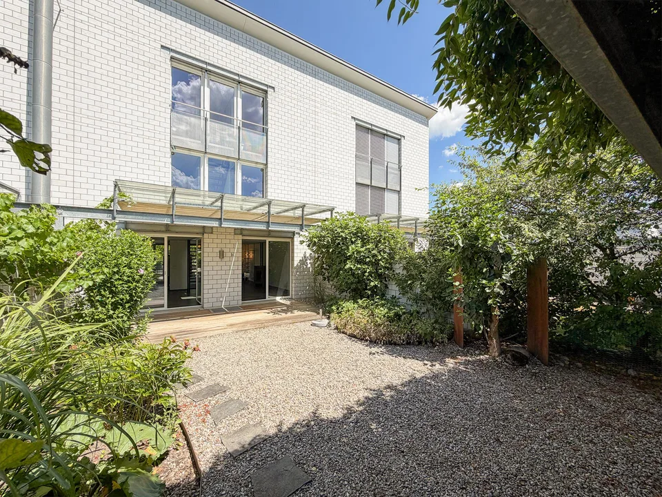 Maison de rangée avec jardin, Hofsiedlung Dorfmatte Rubigen
