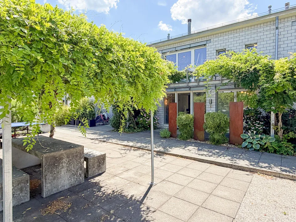 Maison de rangée avec jardin, Hofsiedlung Dorfmatte Rubigen