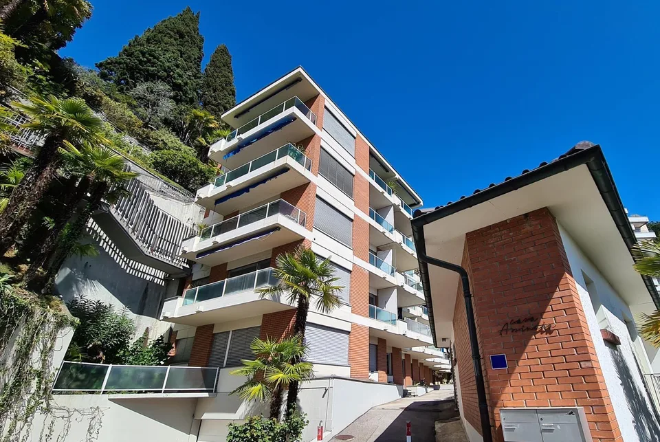 3.5 LOCALI CON VISTA LAGO MOZZAFIATO A LUGANO CASTAGNOLA