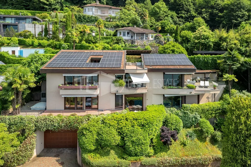 PRESTIGIOSA VILLA A MONTAGNOLA - VISTA LAGO, PISCINA INTERNA E DARS...