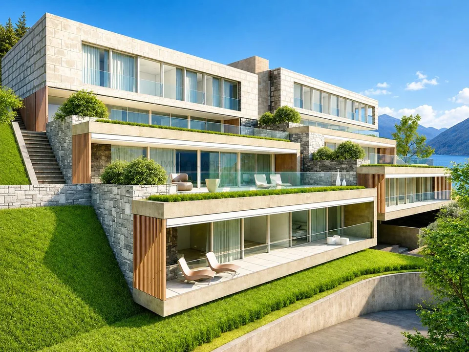 Nuovo e stupendo appartamento con bellissima vista e piscina privata