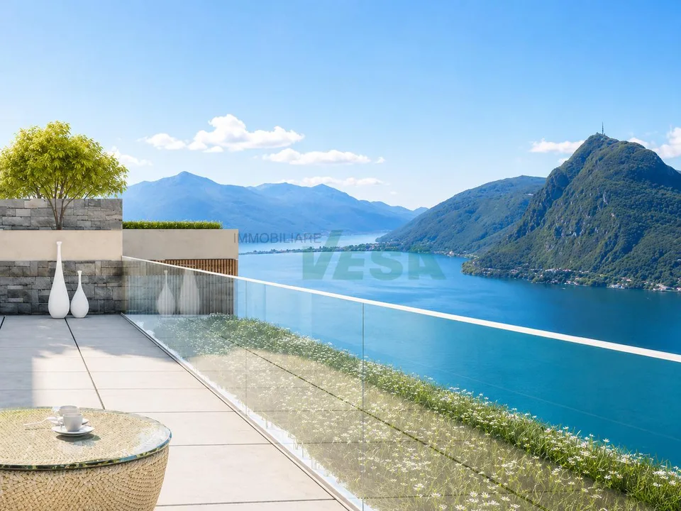 Nuovo e stupendo appartamento con bellissima vista e piscina privata