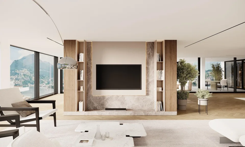 NUOVO ATTICO DI 7 LOCALI CON VISTA LAGO A PARADISO | NEW 7-ROOM PEN...