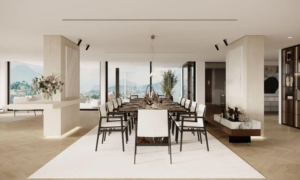 NUOVO ATTICO DI 7 LOCALI CON VISTA LAGO A PARADISO | NEW 7-ROOM PEN...