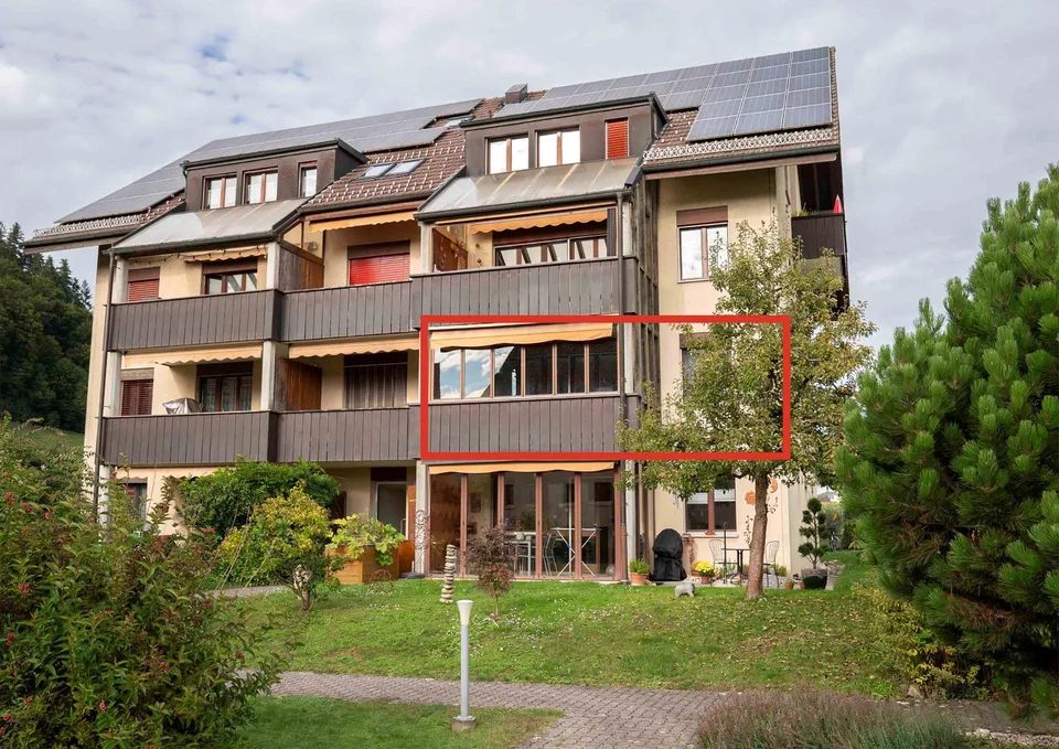 "4.5-Zimmer-Wohnung mit 2 Einstellhallenplätzen in Rüegsauschachen
