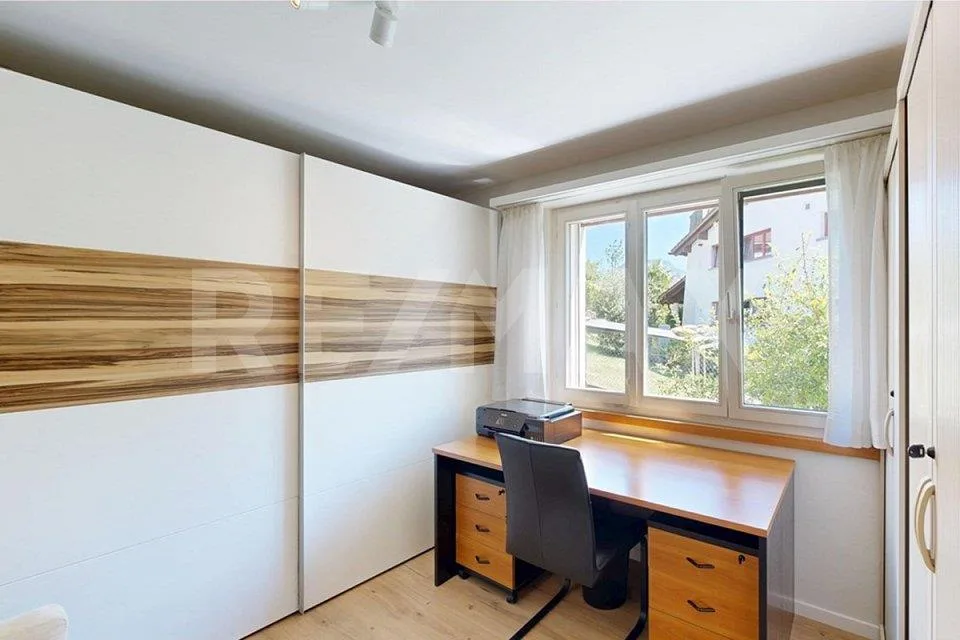 3½ Zimmerwohnung im Erdgeschoss mit Fernsicht