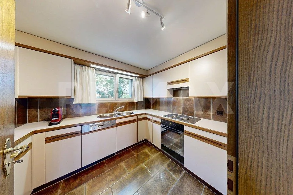 3½ Zimmerwohnung im Erdgeschoss mit Fernsicht