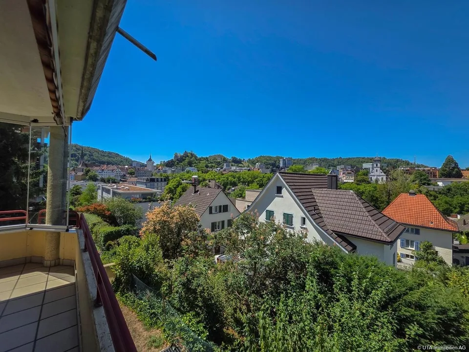 Wohnen im Herzen von Ennetbaden mit Panoramablick
