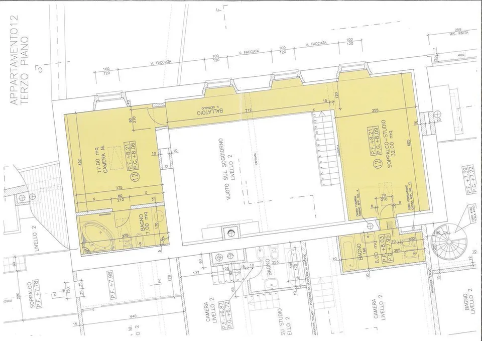 Mendrisio, Charmant 4.5 pièces en attique dans le centre historique de Mendrisio