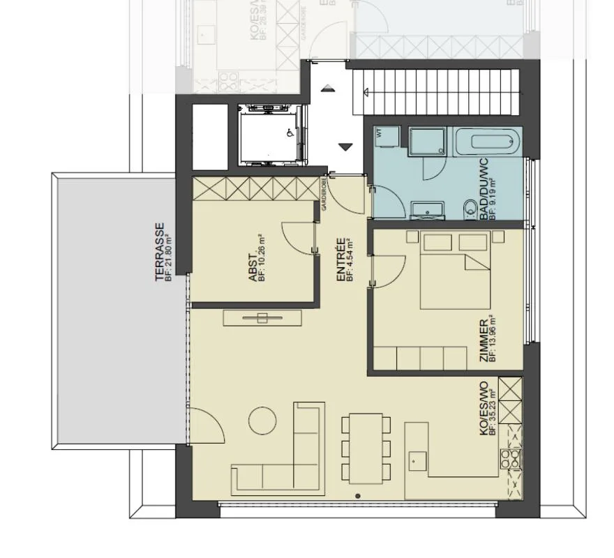 3.5-Zimmer-Attika mit grosser Dachterrasse und Aus- & Weitsicht!
