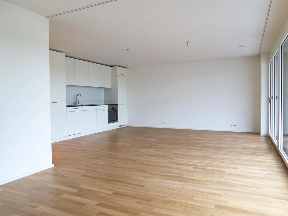 Moderne Gartenwohnung mit genialer Aussicht!