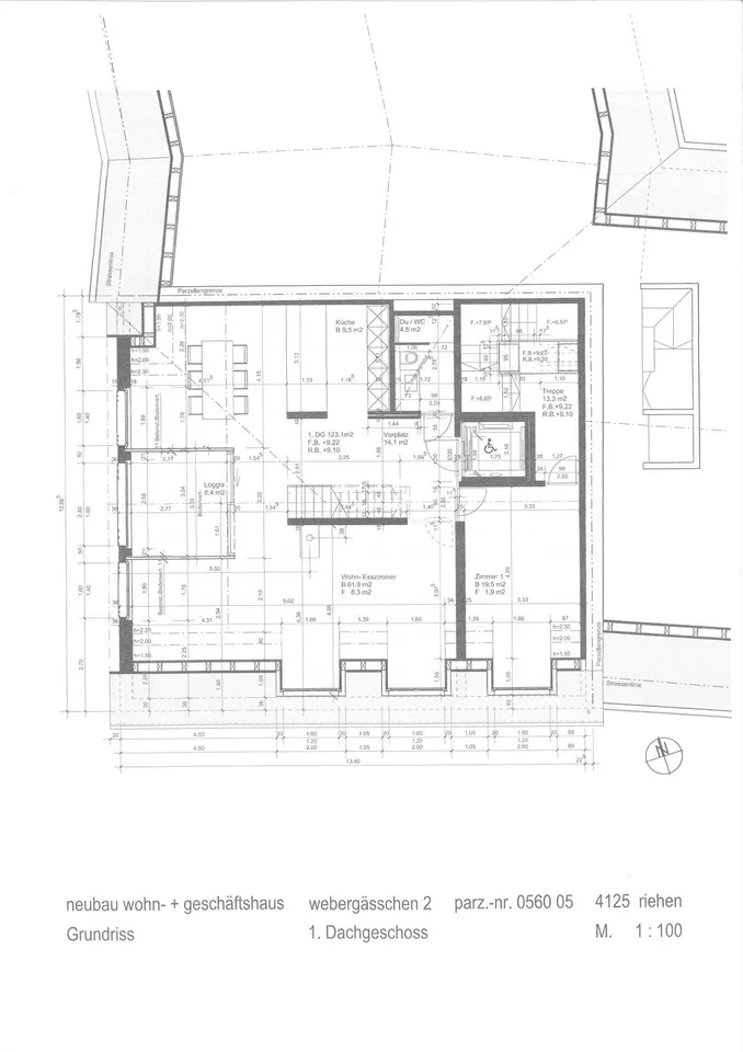 Moderne Dachwohnung mit ca. 182 m2 an gesuchter Wohnlage in Riehen/BS – Foto 8 von 14