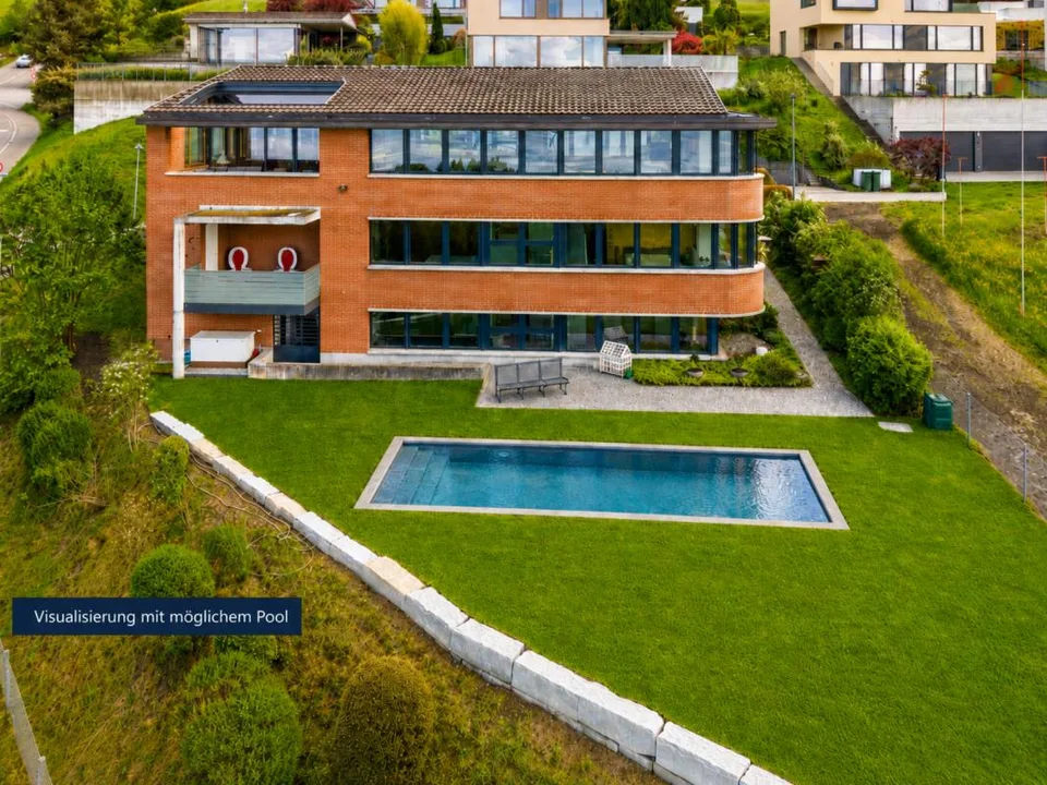 WO DER SEE ZUM PANORAMA WIRD: EXKLUSIVES EINFAMILIENHAUS AUF GROSSZ...
