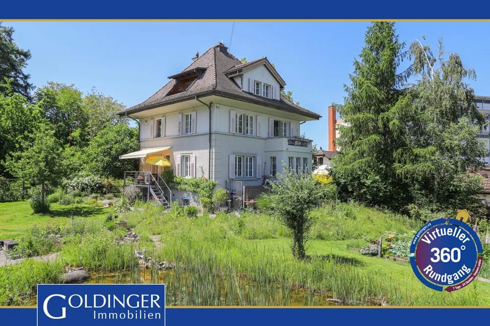 Stilvolles Einfamilienhaus mit viel Charme und  grosszügigem Naturg...