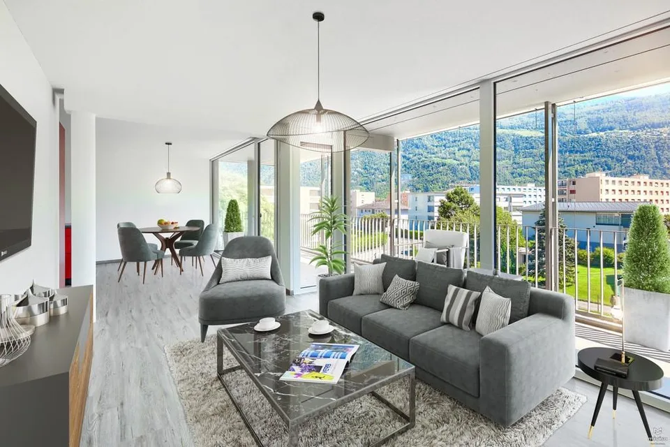 3.5 Zimmer Wohnung, 1920 Martigny