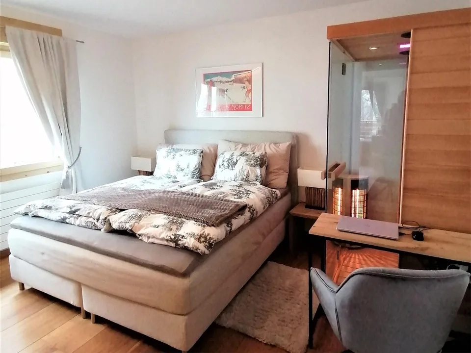 Exklusive 3.5 Zimmer-Ferienwohnung an bester Lage in St. Moritz