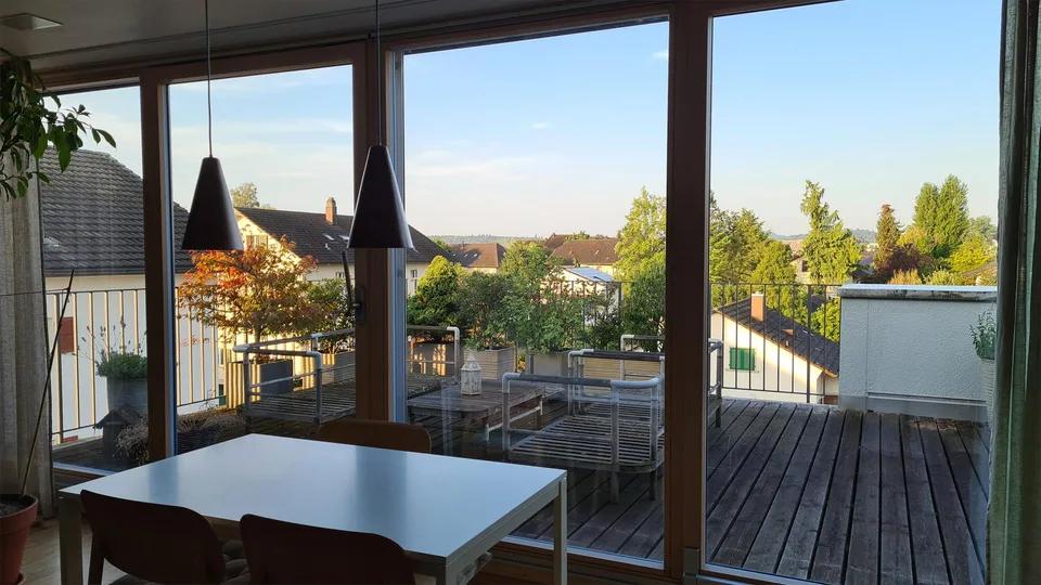 Attic apartment with roof terrace