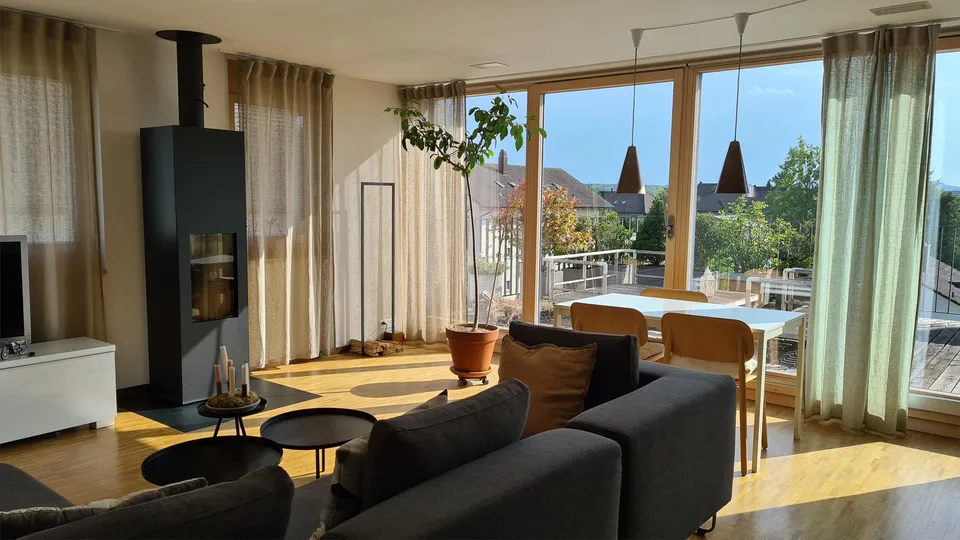 Attic apartment with roof terrace