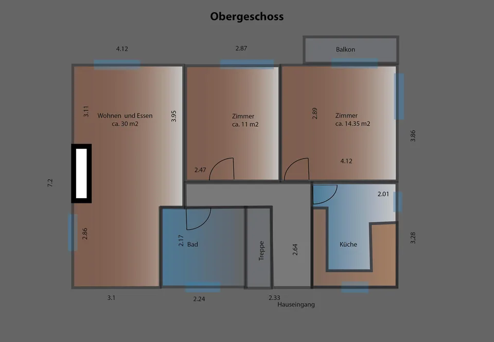 Charmantes 5.5-Zimmer-Einfamilienhaus mit Garten und Sitzplatz