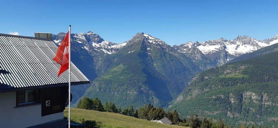 3-Zimmer-Rustico mit Sitzplätzen mit sehr schönem Panoramablick / r...