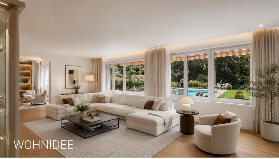 Einfamilienhaus in Küsnacht mit Pool und Blick ins Grüne