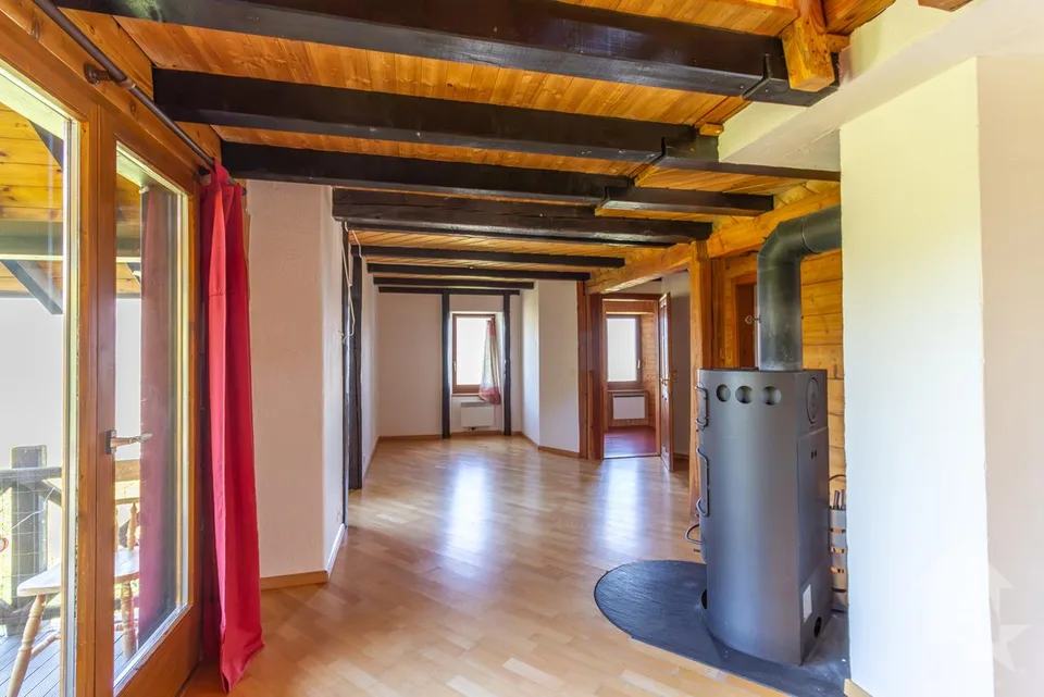 Charming chalet with two apartments, ideal location and view