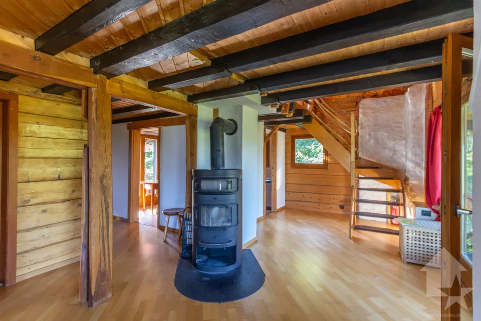 Charming chalet with two apartments, ideal location and view