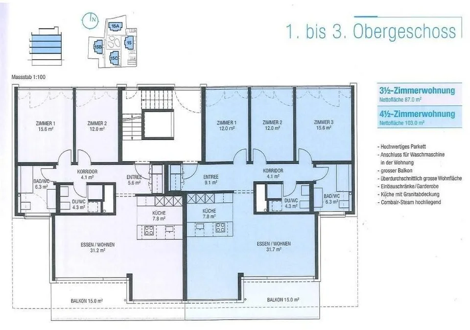 4.5 Zimmer Wohnung