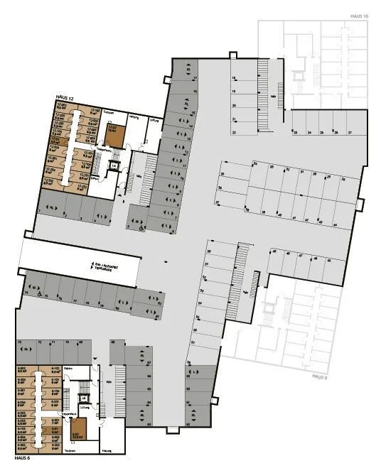 Gut begehbarer Lagerraum in Reinach AG