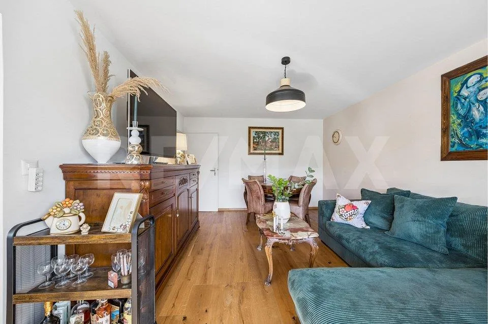 Appartement lumineux 3,5 pièces avec deux balcons