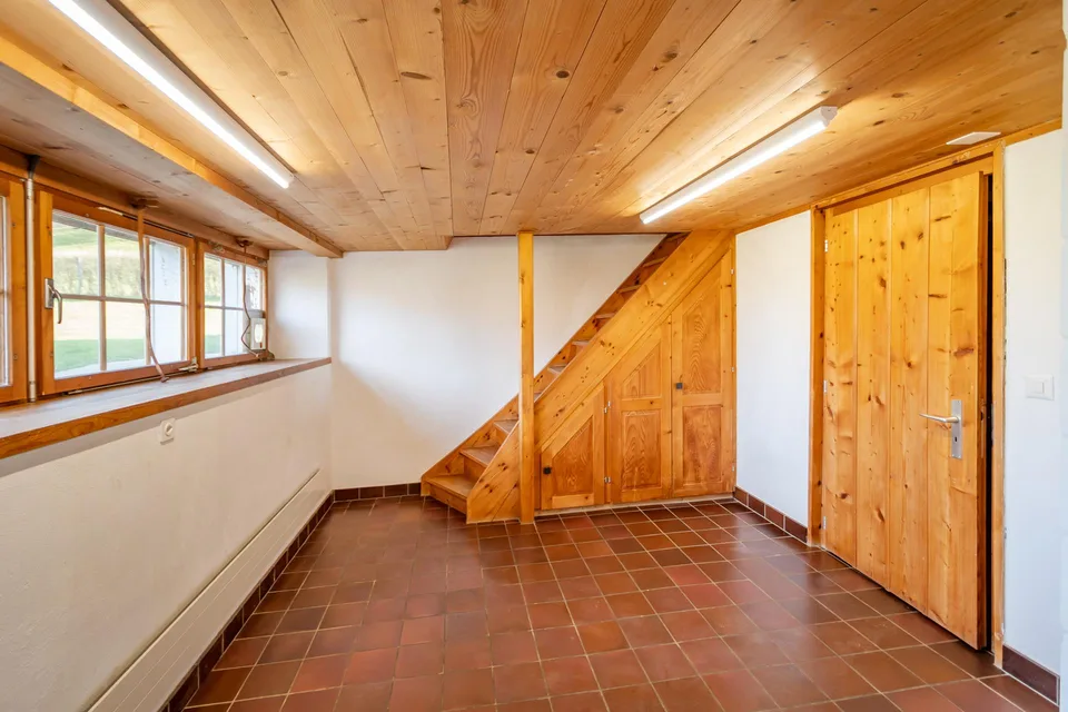 Traditionelles Appenzellerhaus inmitten einzigartiger Landidylle