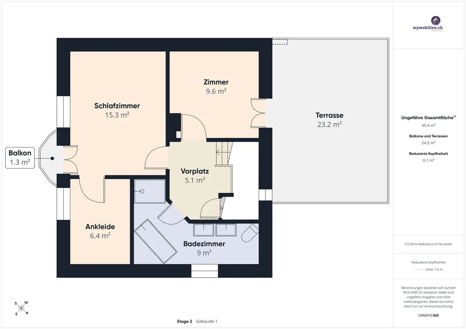 Haus auf grosser Parzelle (1112m2) und XXL-Garage