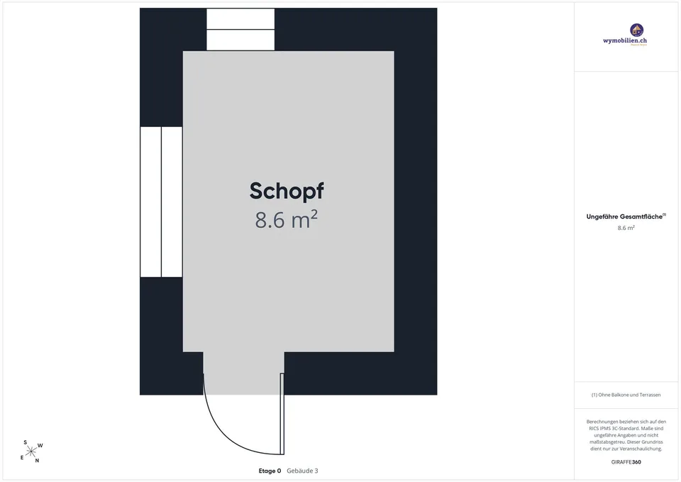 Haus auf grosser Parzelle (1112m2) und XXL-Garage