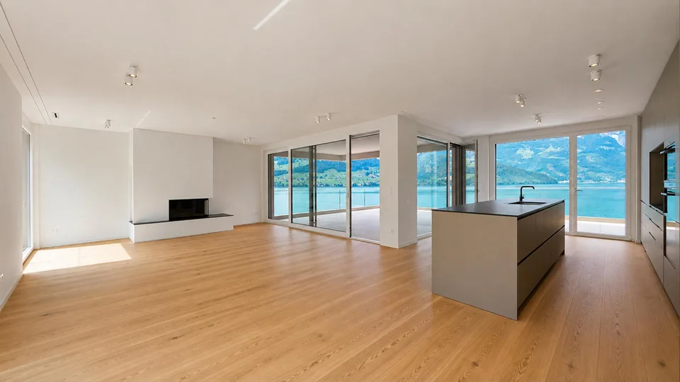 Exklusive 4½-Zimmer-Luxus-Attikawohnung mit unverbaubarer Seesicht
