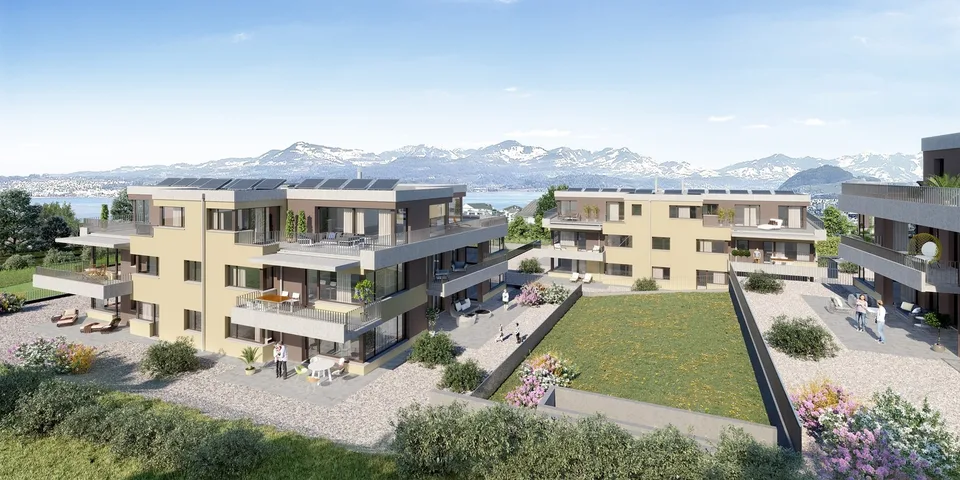 Natur-, zentrumsnah und ruhig: Schöne 3.5-Zimmerwohnung mit Sitzplatz