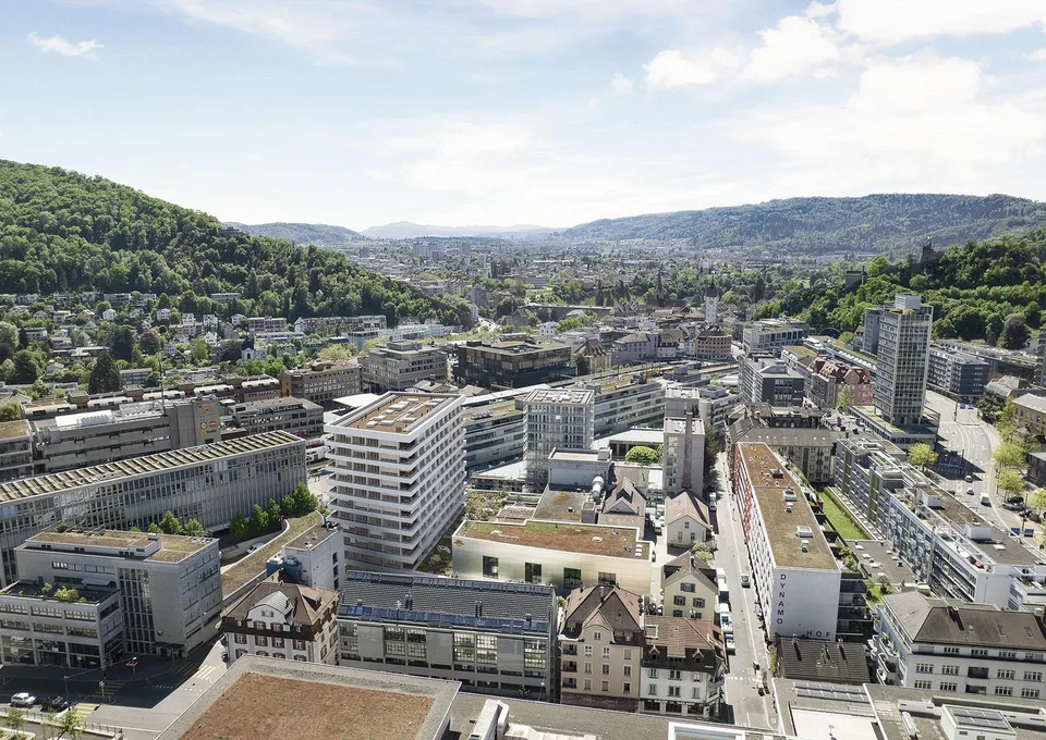 «Müllerbräu Areal» in Baden  Stadtnah. Bahnhofnah. Lebensnah.